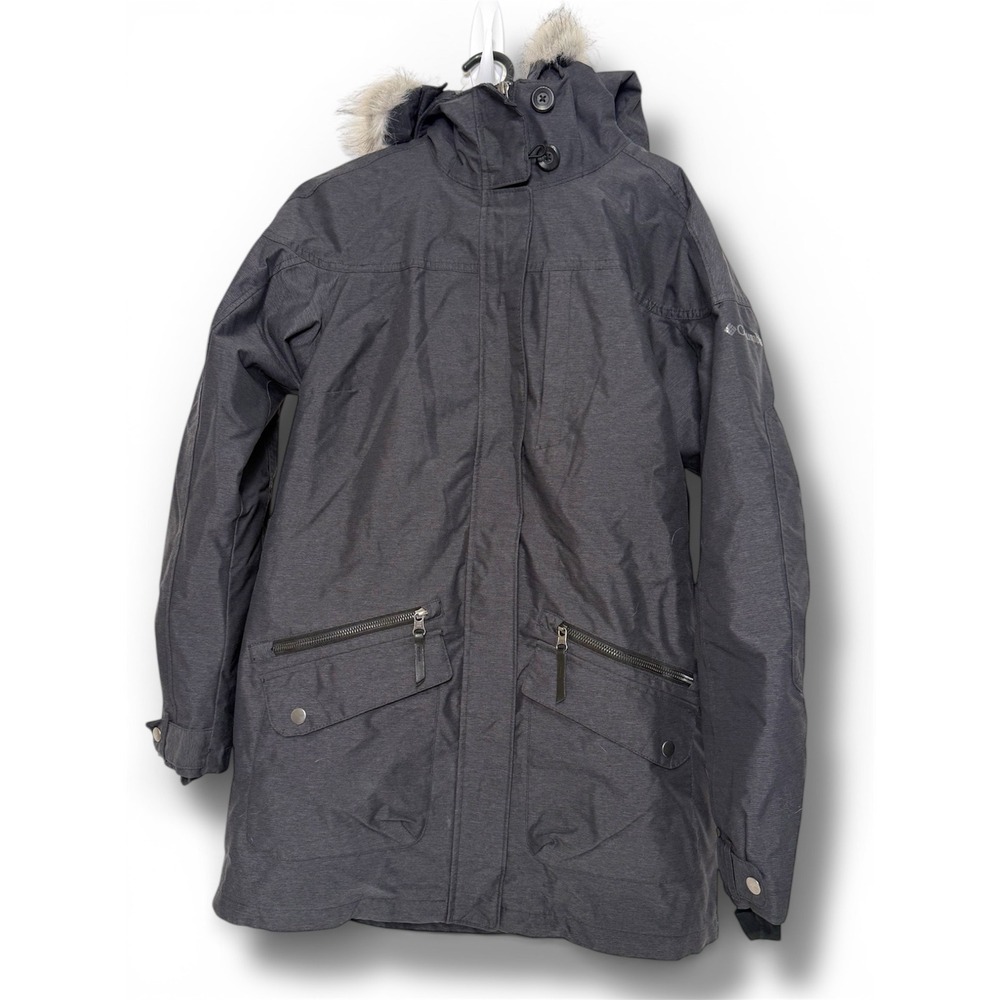 Columbia Jacket Women's Small 3 in 1 Carson Pass‎ Coat Parka Omni Tech Gray